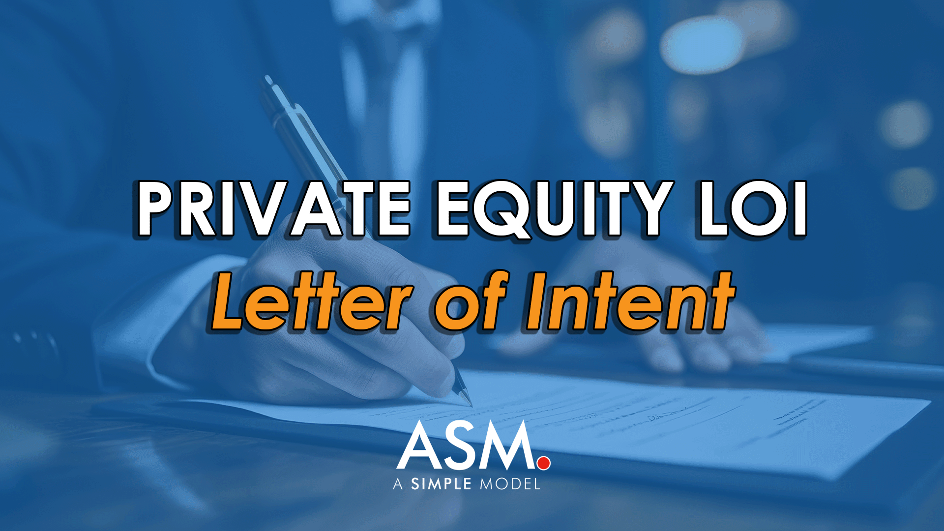 Private Equity Letter of Intent