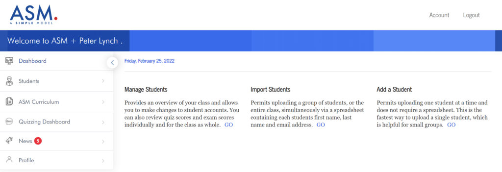 Financial Modeling Online Instruction