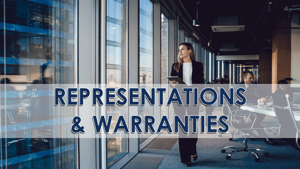 meaning of representations and warranties